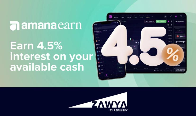 amana introduces competitive 4.5% interest on free margin